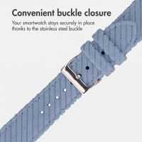 imoshion Corduroy strap Apple Watch | 44/45/46/49 mm - Light Blue
