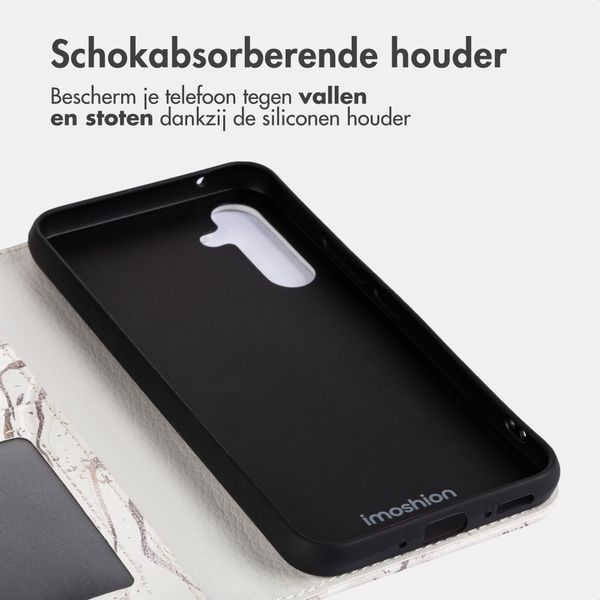 imoshion Design Bookcase Samsung Galaxy A54 (5G) - Sandy Marble