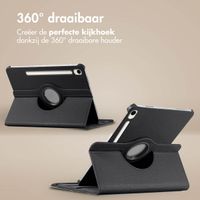 imoshion 360° draaibare Bookcase Samsung Galaxy Tab S10 Lite / S9 11.0 inch / Tab S10 FE / S9 FE 10.9 inch - Zwart