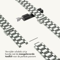 Selencia Slim Steel schakelbandje Apple Watch | 38/40/41/42 mm - Zilver