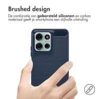 imoshion Brushed Backcover Motorola Moto G75 5G - Donkerblauw