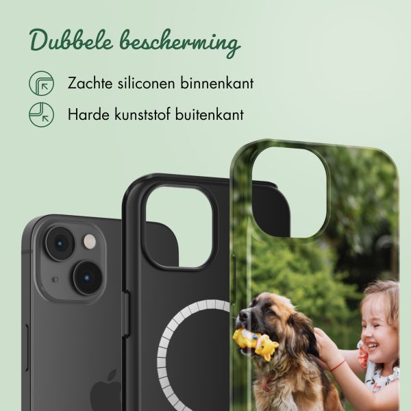 Ontwerp je eigen tough case met MagSafe Apple iPhone 14 - Wit