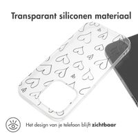 imoshion Design hoesje iPhone 14 Pro - Hearts