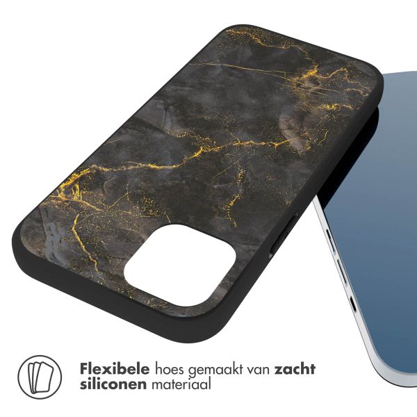 imoshion Design hoesje Apple iPhone 14 - Black Marble