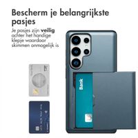 imoshion Backcover met pasjeshouder Samsung Galaxy S25 Ultra - Donkerblauw