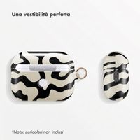 Selencia Vivid Case  Apple AirPods Pro 2 - Art Wave Black