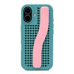 Callbuddy Hoesje met Strap Apple iPhone 17 - Miami Vice