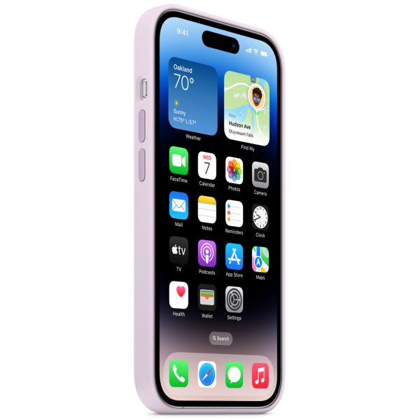 Apple Silicone Back Cover with MagSafe Apple iPhone 14 Pro - Lila