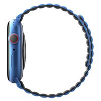 Uniq Revix dubbelzijdig bandje Apple Watch Series 1 t/m 11 / SE / Ultra (44/45/46/49 mm) - Caspian (Blue/Black)