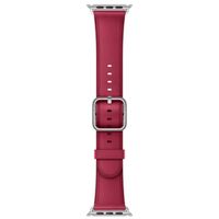 Apple Leather Band Classic Buckle Apple Watch Series 1-10 / SE / Ultra (2) - 42/44/45/46/49 mm - Berry