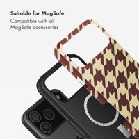 Selencia Vivid Back Cover with MagSafe Apple iPhone 17 Pro - Pied-de-Poule