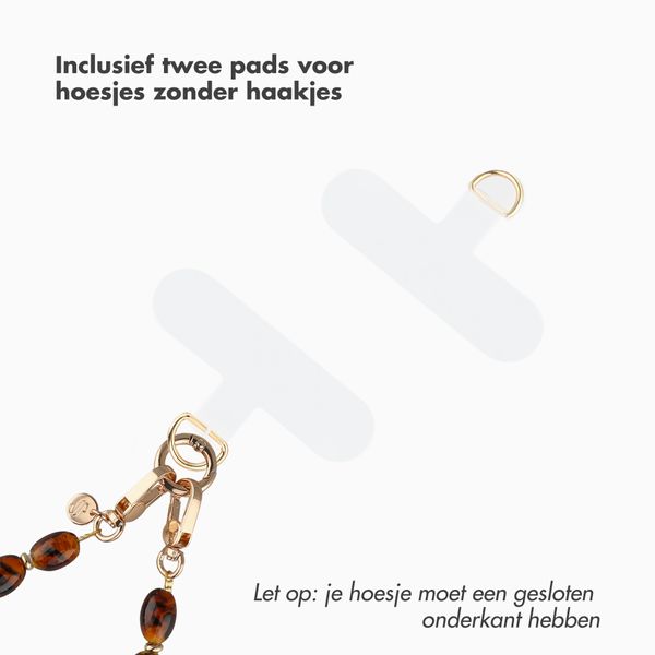 Selencia Tortoise Shell Polskoord - Brown