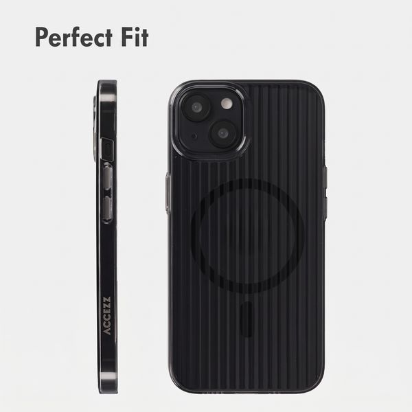 Accezz Lite Case with MagSafe | Fluted | Apple iPhone 14 - Black