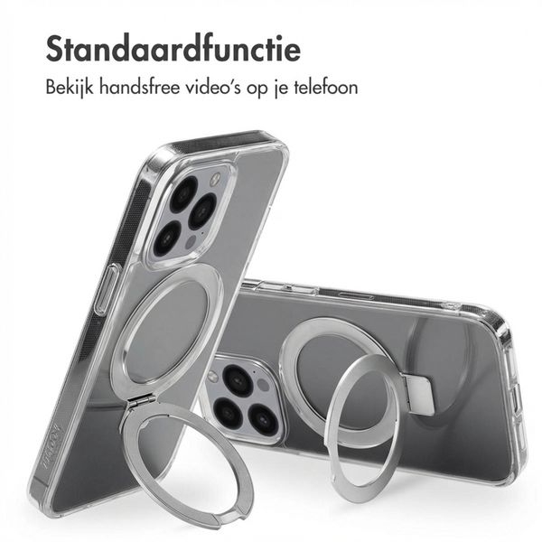 Accezz Ring Stand Backcover met MagSafe Apple iPhone 13 Pro - Transparant