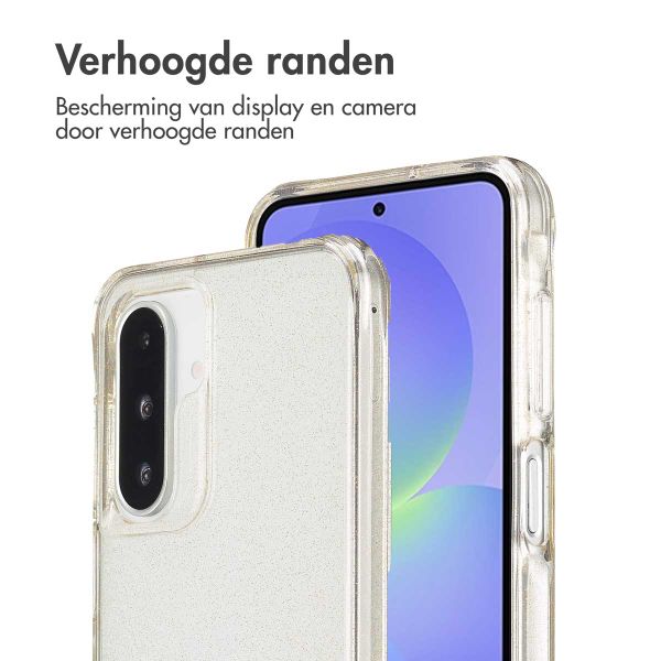 imoshion Clear Glitter Backcover Samsung Galaxy A36 / A56 - Goud