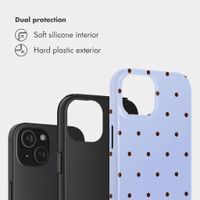 Selencia Vivid Back Cover Apple iPhone 15 - Happy Dots Digital Sky