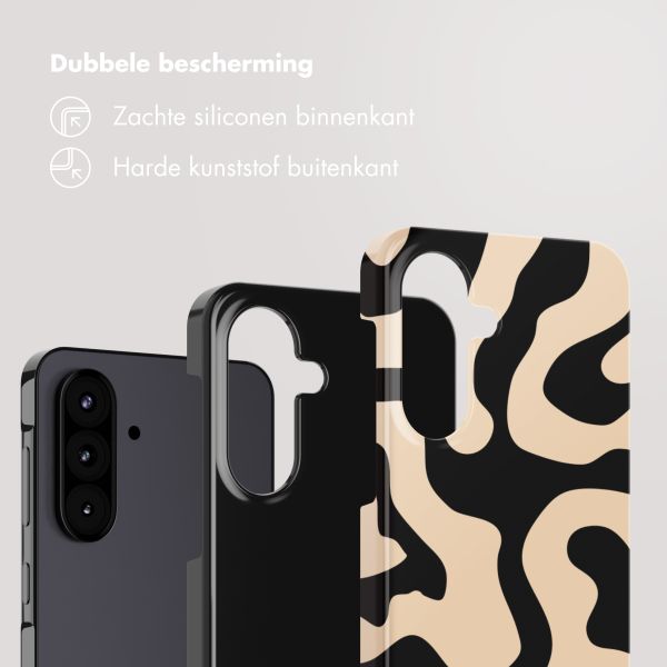 Selencia Vivid Backcover Samsung Galaxy A57 (5G) - Art Wave Black