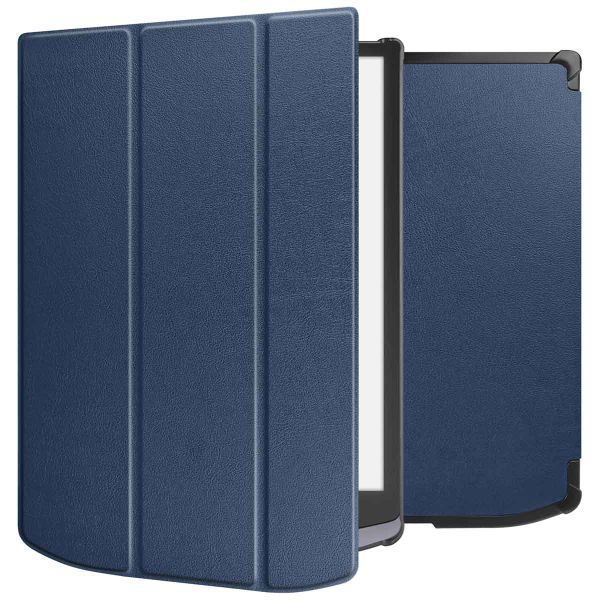 imoshion Trifold Hard Case Sleepcover Pocketbook InkPad X Pro - Donkerblauw