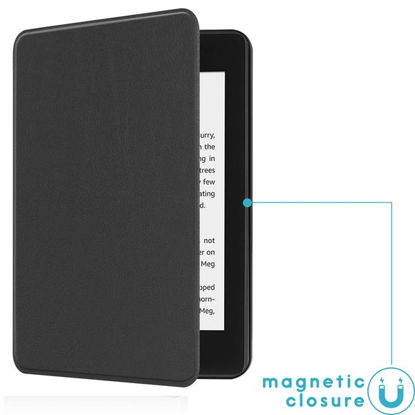 imoshion Slim Hard Case Bookcase Amazon Kindle Paperwhite (2018) - Zwart