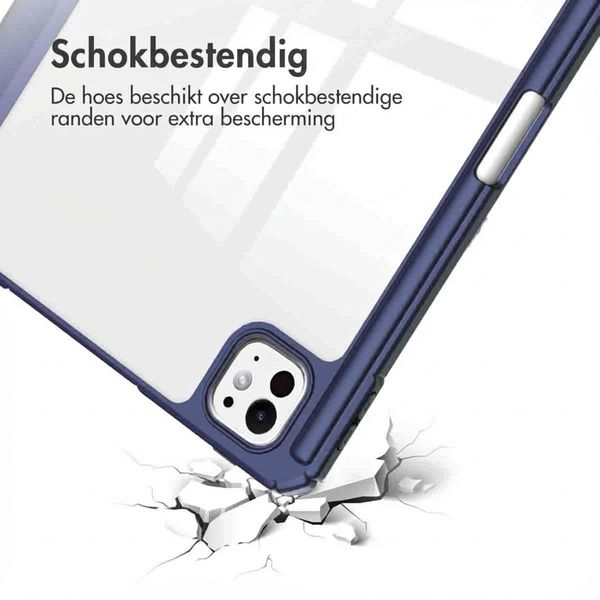 imoshion Trifold Hardcase Bookcase Apple iPad Pro 11 (2025) M5 / (2024) M4 - Donkerblauw