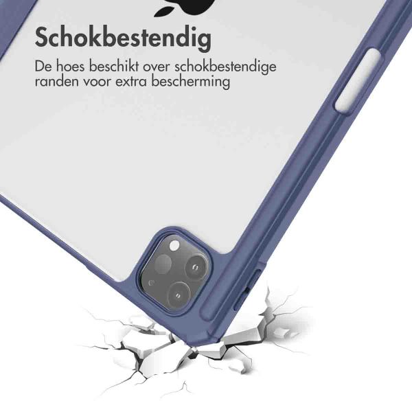 imoshion Trifold Hardcase Bookcase Apple iPad Pro 12.9 (2018/2020/2021/2022) - Donkerblauw