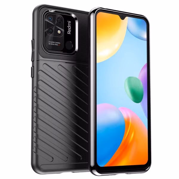 imoshion Thunder Backcover Xiaomi Redmi 10C - Zwart