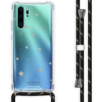 imoshion Design hoesje met koord Huawei P30 Pro - Sterren - Goud