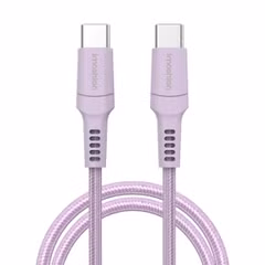 imoshion Braided USB-C naar USB-C kabel - 2 meter - Lila
