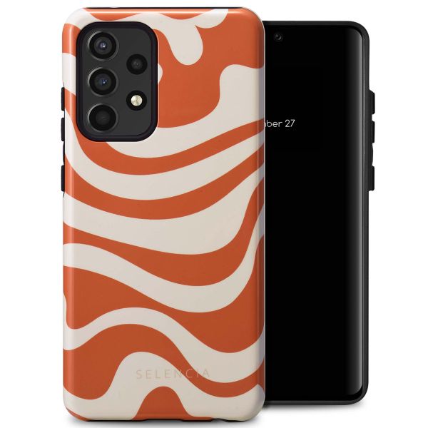 Selencia Vivid Tough Backcover Samsung Galaxy A52(s) (5G/4G) - Dream Swirl Orange