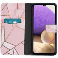 imoshion Design Softcase Bookcase Samsung Galaxy A32 (5G) - Pink Graphic