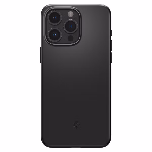 Spigen Thin Fit Backcover Apple iPhone 15 Pro - Zwart