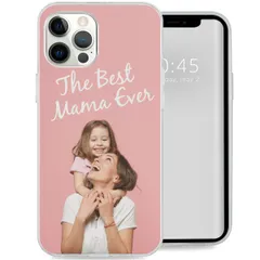 Ontwerp je eigen Apple iPhone 12 (Pro) gel hoesje - Transparant