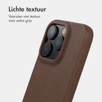 imoshion Texture Backcover Apple iPhone 13 Pro - Donkerbruin