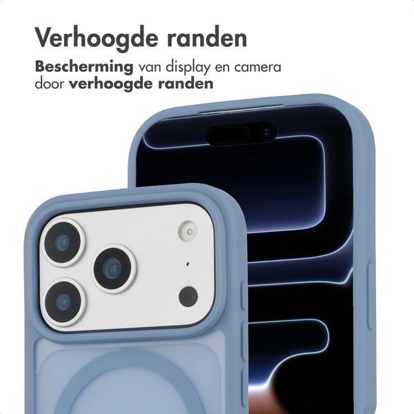 imoshion Color Guard Backcover met MagSafe Apple iPhone 17 Pro - Lichtblauw