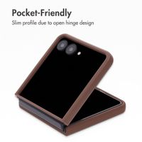 Accezz Liquid Silicone Case with MagSafe Samsung Galaxy Z Flip 8 - New Tea Brown