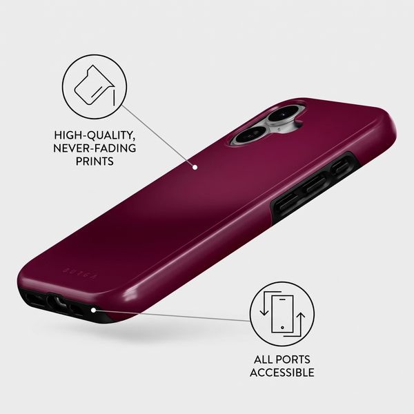 Burga Tough Case with MagSafe Apple iPhone 17 - Dark Cherry
