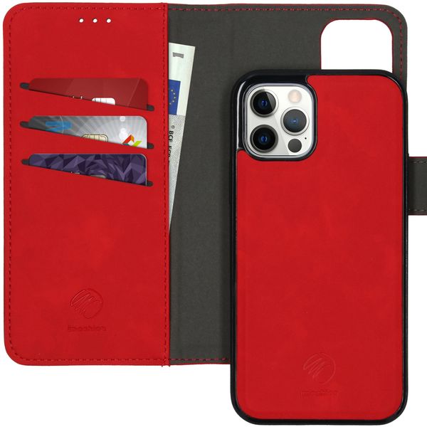 imoshion Uitneembare 2-in-1 Luxe Bookcase iPhone 12 (Pro) - Rood