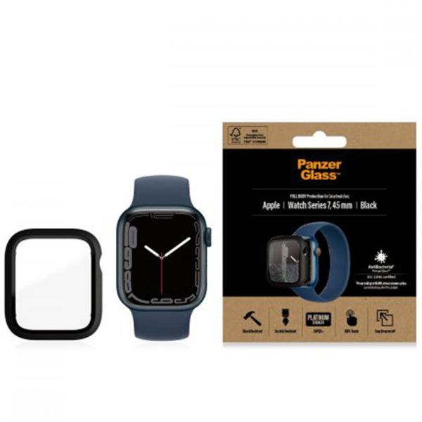 PanzerGlass Full Body Case Apple Watch Series 7 / 8 / 9 (45 mm) - Zwart
