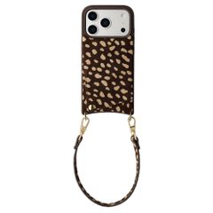 Selencia Nova Real Leather Back Cover with Card Holder Apple iPhone 17 Pro Max - Fawn Chic