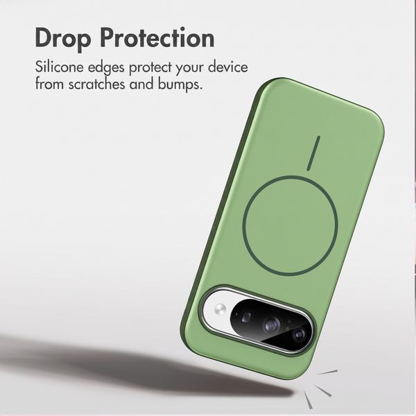imoshion Colour Case with Thin MagSafe Ring Google Pixel 9 / 9 Pro - Dark Green