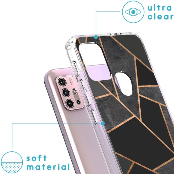 imoshion Design hoesje Motorola Moto G30 / G20 / G10 (Power) - Grafisch Koper / Zwart