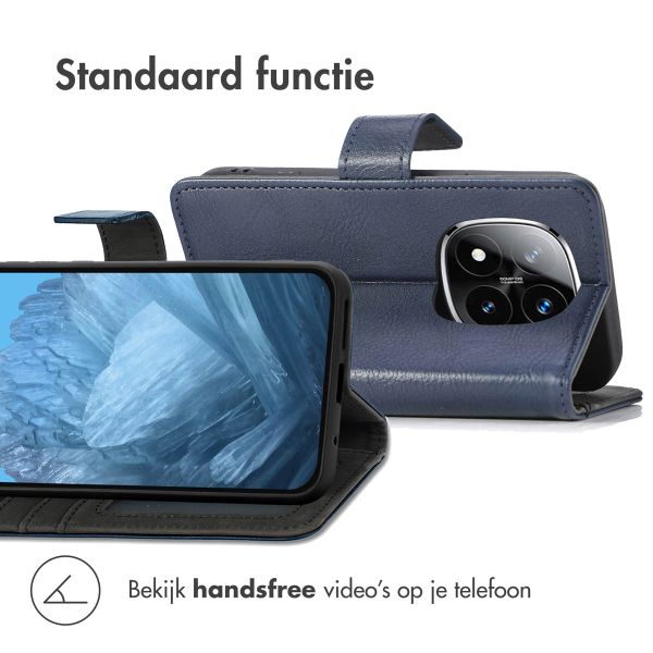 imoshion Luxe Bookcase Xiaomi Redmi Note 14 Pro (4G) - Donkerblauw