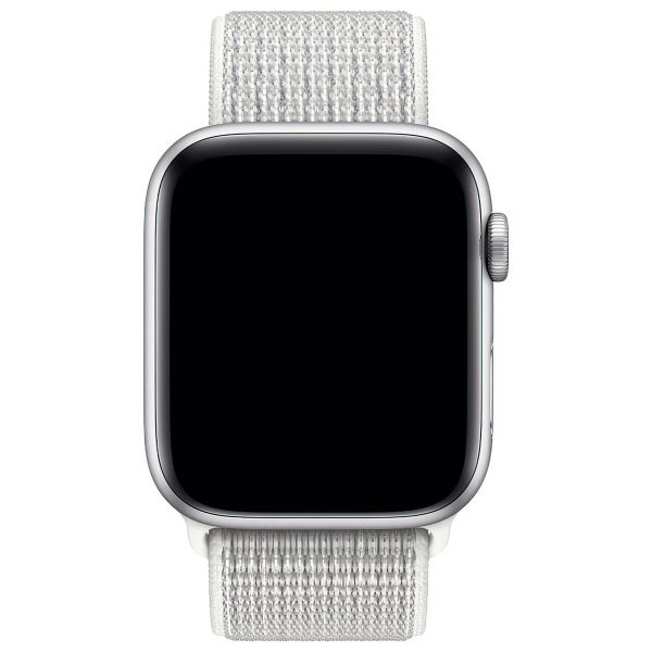 Apple Nike Sport Loop Band Apple Watch Series 1 t/m 11 / SE / Ultra (44/45/46/49 mm) - Summit White