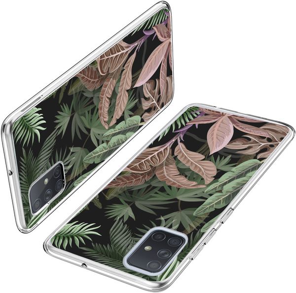 imoshion Design hoesje Samsung Galaxy A71 - Dark Jungle