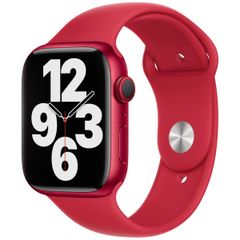 Apple Sport Band Apple Watch Series 1 t/m 9 / SE (38/40/41 mm) | Series 10 / 11 (42 mm) - (Product) Red