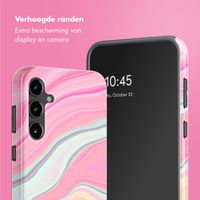 Selencia Vivid Backcover Samsung Galaxy S23 FE - Pastel Lipstick Marble