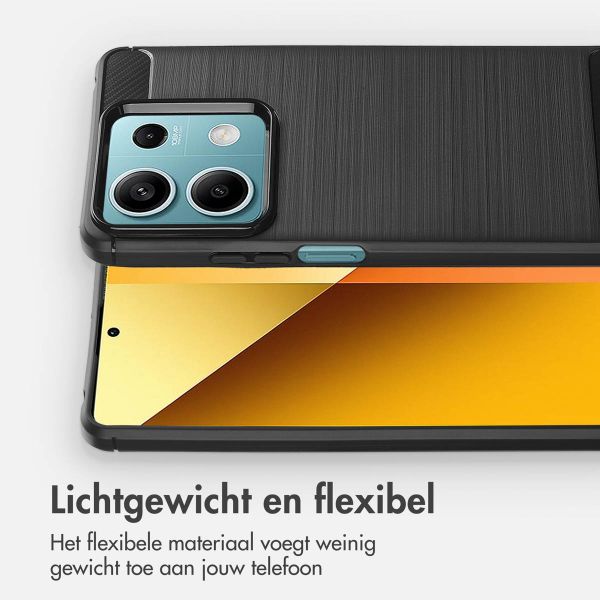 imoshion Brushed Backcover Xiaomi Redmi Note 13 (5G) - Zwart