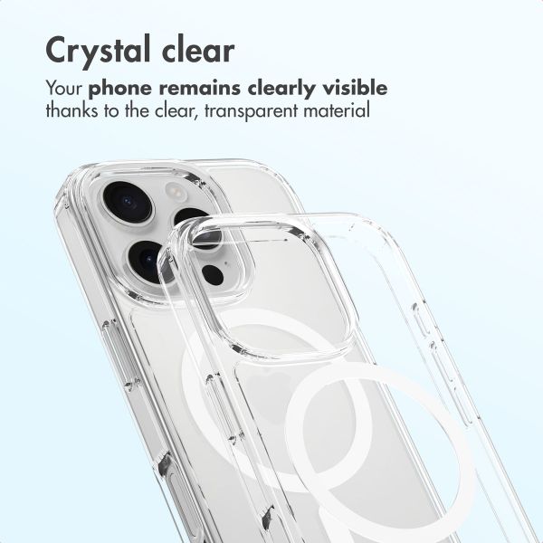 Accezz Xtreme Impact Back Cover with MagSafe Apple iPhone 16 Pro - Transparent
