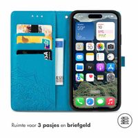 imoshion Mandala Bookcase iPhone SE 4 - Turquoise