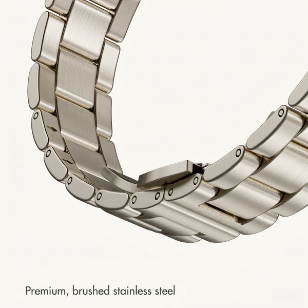 Selencia Slim Steel Link Band Apple Watch | 38/40/41/42 mm - Starlight